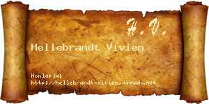 Hellebrandt Vivien névjegykártya
